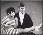 Pat Suzuki and Robert Reed in the touring stage production The Owl and the Pussycat 
