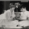 Joyce Bulifant and Sam Waterston in rehearsal for the stage production The Paisley Convertible 