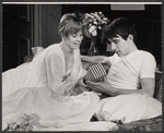 Joyce Bulifant and Sam Waterston in rehearsal for the stage production The Paisley Convertible 