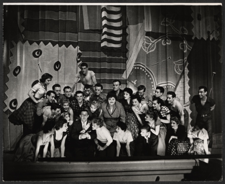 Stanley Prager With Glasses Kneeling Fourth From Left Thelma Pelish