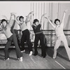 Zoya Leporska, Sharron Miller [second from right] and unidentified others in rehearsal for the 1973 Broadway revival of The Pajama Game