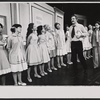 Hal Linden [wearing tie] Barbara McNair [far right] and ensemble in the 1973 Broadway revival of The Pajama Game