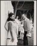 Barbara McNair and Hal Linden [foreground] with unidentified performers in the 1973 Broadway revival of The Pajama Game