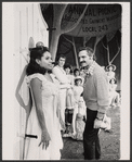 Barbara McNair [foreground left], Hal Linden [foreground right] and unidentified others in the 1973 Broadway revival of The Pajama Game