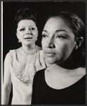 Miriam Colon [right] and unidentified in the stage production The Passion of Antigona Perez