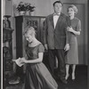 Susan Oliver, Tom Ewell and Haila Stoddard in the stage production Patate