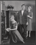 Susan Oliver, Tom Ewell and Haila Stoddard in the stage production Patate