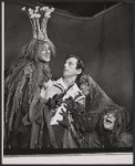 Fritz Weaver [center] and unidentified others in the stage production of Peer Gynt