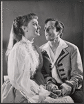 Inga Swenson and Fritz Weaver in the stage production Peer Gynt