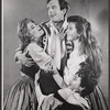 Fritz Weaver and unidentified others in the stage production Peer Gynt