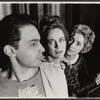 Michael Durrell, Beatrice Straight and Mildred Dunnock in the stage production Phedre