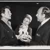 Jean Pierre Aumont, Carole Cook and Harold Gary in the stage production Pitch Perfect