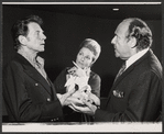 Jean Pierre Aumont, Carole Cook and Harold Gary in the stage production Pitch Perfect