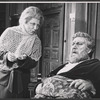 Peter Ustinov [right] and unidentified in the stage production Photo Finish