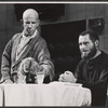 Hume Cronyn and Robert Shaw in the stage production The Physicists