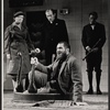 Frances Heflin, Roberts Blossom, Robert Shaw [reclining] and Terry Culkin in the stage production The Physicists