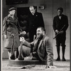 Frances Heflin, Roberts Blossom, Robert Shaw [reclining] and Terry Culkin in the stage production The Physicists