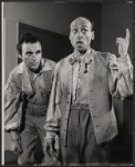 Felix Munso [right] and unidentified in the 1962 stage production Pilgrim's Progress