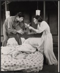 Dick Shawn and Joan Hackett in the stage production Peterpat