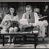 Claudette Nevins, George C. Scott and Maureen Stapleton in the stage production Plaza Suite