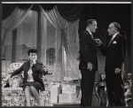 Cornelia Otis Skinner, Cyril Ritchard and Walter Abel in the stage production The Pleasure of His Company