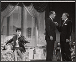 Cornelia Otis Skinner, Cyril Ritchard and Walter Abel in the stage production The Pleasure of His Company