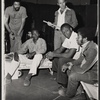 Dick Anthony Williams, Cleavon Little, Peter Masterson, Moses Gunn and Northern Calloway in the stage production The Poison Tree