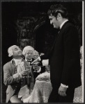 Donald Pleasence, Charles Gray [front] and unidentified others in the stage production Poor Bitos