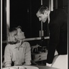 Barbara Bel Geddes and Arthur Hill in the stage production The Porcelain Year
