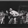 Georges Guetary [center] and unidentified others in the stage production Portofino