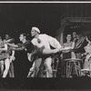 Georges Guetary [center] and unidentified others in the stage production Portofino