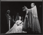 Dorothy Tutin [center] and unidentified others in the stage production Portrait of a Queen