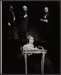 Dorothy Tutin [center] and unidentified others in the stage production Portrait of a Queen