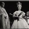 Dorothy Tutin [center] and unidentified others in the stage production Portrait of a Queen