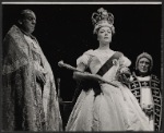 Dorothy Tutin [center] and unidentified others in the stage production Portrait of a Queen