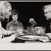 Elizabeth Hubbard, Millee Taggart and Neil Vipond in the stage production Possibilities