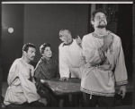 Clement Fowler, Nancy R. Pollock, Vladimir Sokoloff and Lou Antonio in the stage production The Power of Darkness