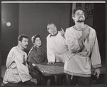 Clement Fowler, Nancy R. Pollock, Vladimir Sokoloff and Lou Antonio in the stage production The Power of Darkness