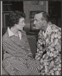 Angela Thornton and Noel Coward in the 1958 Broadway revival of Present Laughter