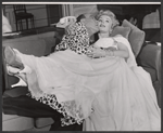 Noel Coward and Eva Gabor in the 1958 Broadway revival of Present Laughter