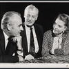 Harold Gary, Shepperd Strudwick and Betty Field in rehearsal for the touring stage production The Price