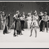 Carrie Wilson, Margot Albert, Glenn Kezer, Florence Tarlow, Madeline Kahn, George S. Irving and Pierre Epstein in the Off-Broadway stage production Promenade