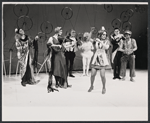 Carrie Wilson, Margot Albert, Glenn Kezer, Florence Tarlow, Madeline Kahn, George S. Irving and Pierre Epstein in the Off-Broadway stage production Promenade