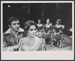 Kenneth Haigh, Irene Worth and unidentified others in the stage production Prometheus Bound