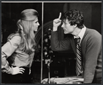 Jennifer Warren and Keir Dullea in the stage production P. S. Your Cat Is Dead!