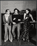 Tony Stevens, Paul Jabara and Ellen Greene in rehearsal for the stage production Rachael Lily Rosenbloom and Don't You Ever Forget It!
