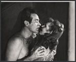 Darren McGavin and Geraldine Page in the stage production The Rainmaker 