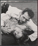 Darren McGavin and Geraldine Page in the stage production The Rainmaker 