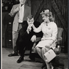 Eddie Mayehoff, John McMartin and Dody Goodman in the stage production A Rainy Day in Newark