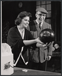 Mary McCarty and Ivor Francis in the stage production A Rainy Day in Newark